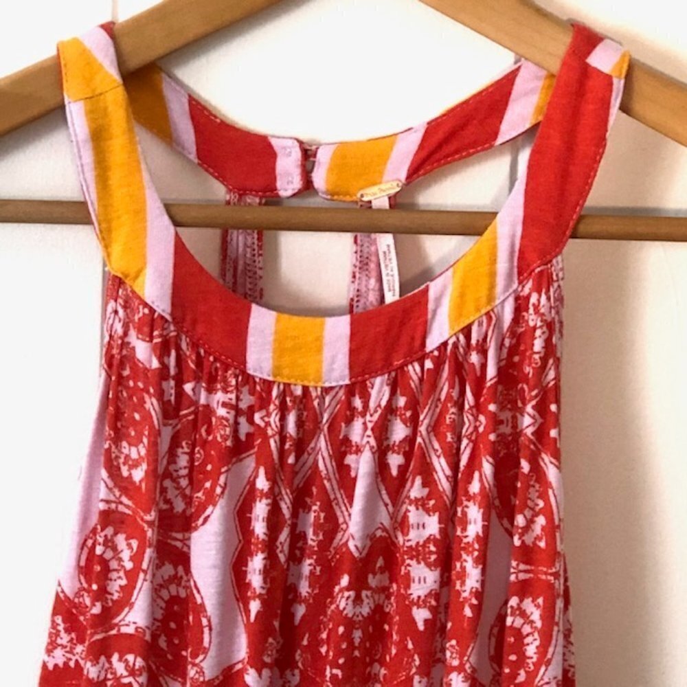 Free People Womens Tunic Flowy Mimi Boho X-Small - Picture 7 of 9